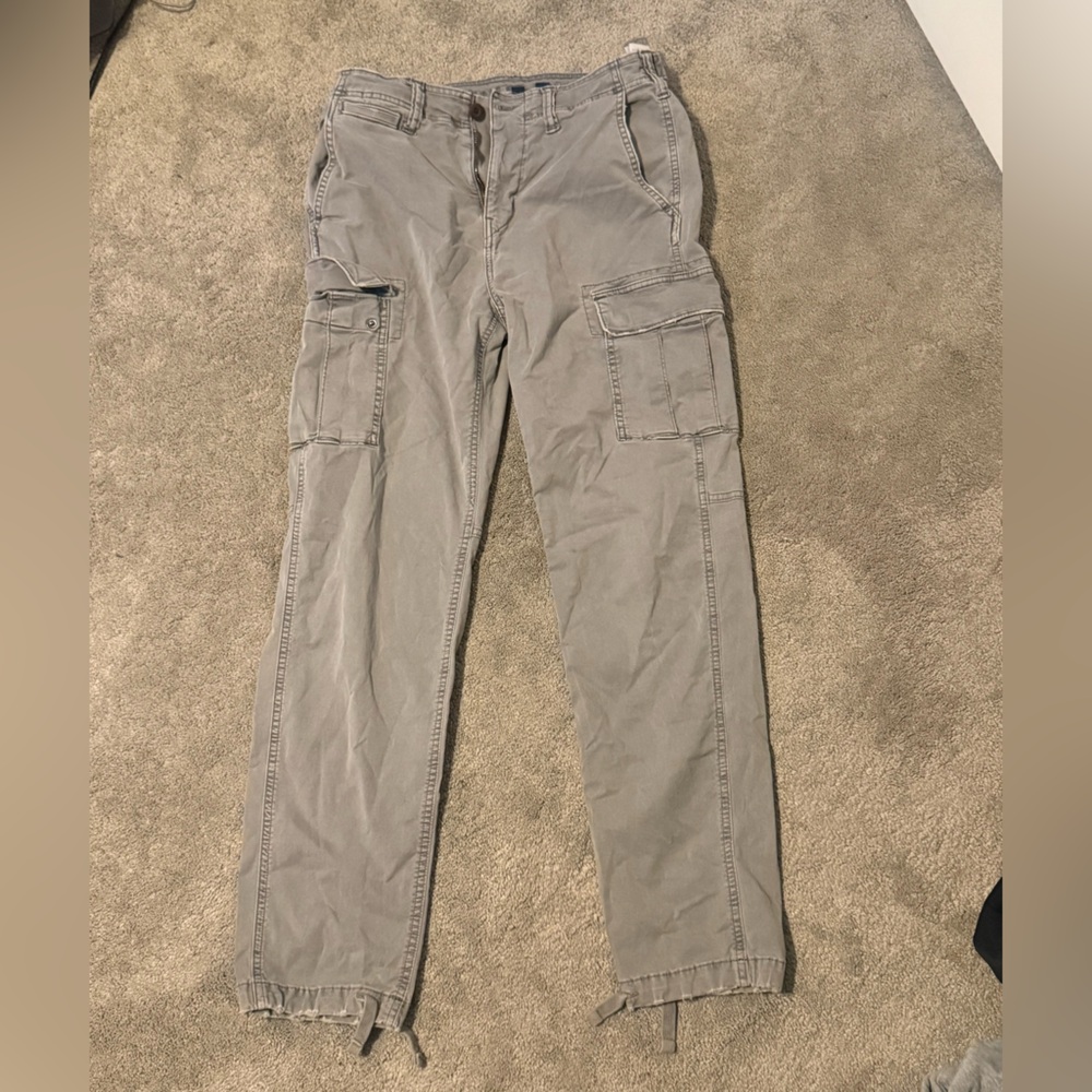 American Eagle Outfitters Light Gray Pants